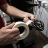 Shurtape masking bundling wires