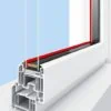 Tesa DC dry glazing pvc windows